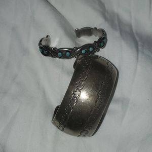 2 vintage cuff bracelets